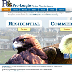 Screen shot of the Pro-Leagle website.