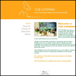 Screen shot of the TCB Catering website.
