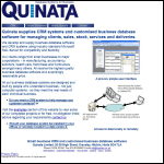 Screen shot of the Quinata Ltd website.