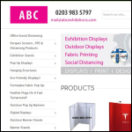 Screen shot of the The 3D Centre Ltd website.