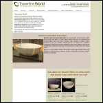 Screen shot of the Travertine World Ltd website.