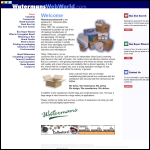 Screen shot of the Waterman (Boxmakers) Ltd website.
