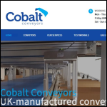 Screen shot of the Cobalt Conveyors Ltd website.
