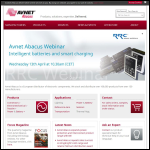 Screen shot of the Avnet website.