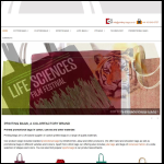 Screen shot of the Printing Bags website.