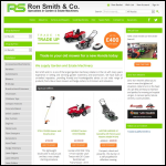 Screen shot of the Ron Smith & Company Ltd website.