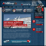 Screen shot of the All About Asbestos website.