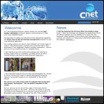 Screen shot of the C-Net Industrial Solutions website.