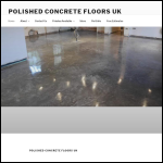 Screen shot of the CARRcrete Polished Concrete website.