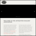 Screen shot of the Antiquities Dealers Association (ADA) website.