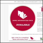 Screen shot of the Association of Home Information Pack Providers (AHIPP) website.