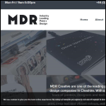 Screen shot of the MDR Creative (UK) Ltd website.