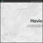 Screen shot of the Havio website.