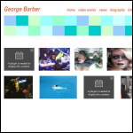 Screen shot of the George Barber website.