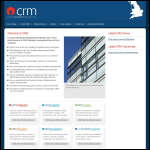 Screen shot of the CRMS Ltd website.