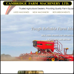 Screen shot of the Cambridge Farm Machinery website.