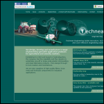 Screen shot of the Techneat Engineering Ltd website.