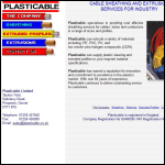 Screen shot of the Plasticable Ltd website.