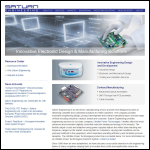 Screen shot of the Saturn Engineering Ltd website.
