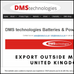 Screen shot of the DMS Technologies Ltd website.