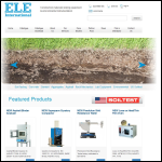 Screen shot of the ELE International website.