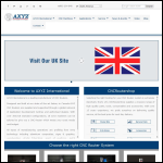 Screen shot of the Axyz Automation UK Ltd website.