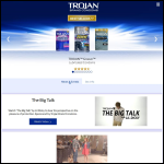 Screen shot of the Trojan Products website.