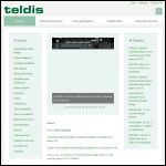 Screen shot of the Teldis website.