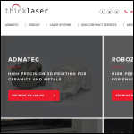 Screen shot of the Thinklaser Ltd website.