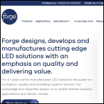 Screen shot of the Forge Europa Ltd website.