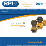 Screen shot of the Rotary Precision Instruments UK Ltd website.