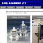 Screen shot of the Rank Brothers Ltd website.