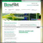 Screen shot of the Bownet Cable Management Systems Ltd website.