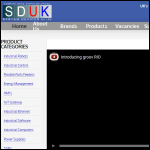 Screen shot of the System Devices UK Ltd website.