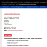 Screen shot of the James Walker Townson Ltd website.