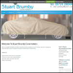 Screen shot of the Stuart Brumby Covermakers website.