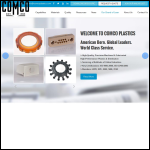 Screen shot of the Comco Plastics Ltd website.