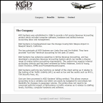 Screen shot of the KGD Fluid Systems website.