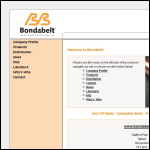 Screen shot of the Bondabelt website.