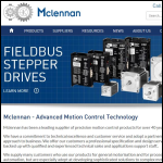 Screen shot of the McLennan Servo Supplies Ltd website.