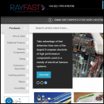 Screen shot of the IS-Rayfast Ltd website.