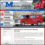Screen shot of the Big M Services Ltd website.