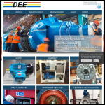 Screen shot of the Deebridge Electrical Engineers Ltd website.