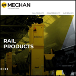 Screen shot of the Mechan Ltd website.