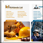 Screen shot of the Kirklands Ltd website.