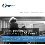 Screen shot of the G & P Cases website.