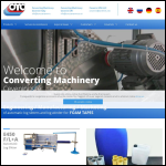 Screen shot of the C M C Converting Machinery Cevenini UK website.