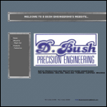 Screen shot of the D Bush Precision Engineering website.
