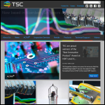 Screen shot of the TSC Inspection Systems website.