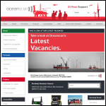 Screen shot of the Oceanscan Ltd website.